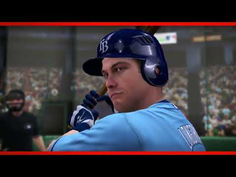 Crowd shots and scoreboard graphics from MLB 2K12 in a trailer montage with soundtrack