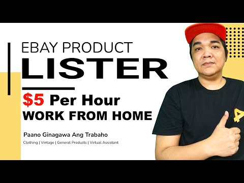 eBay Product Lister Online Jobs Work From Home eCommerce