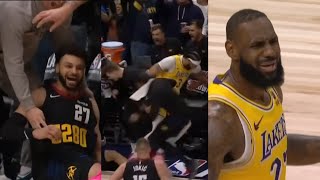 LBJ WAS IN UTTER SHOCK AFTER JAMAL MURRAY IMPOSSIBLE GAME WINNER! BUZZER BEATER! LAKERS VS NUGGETS!