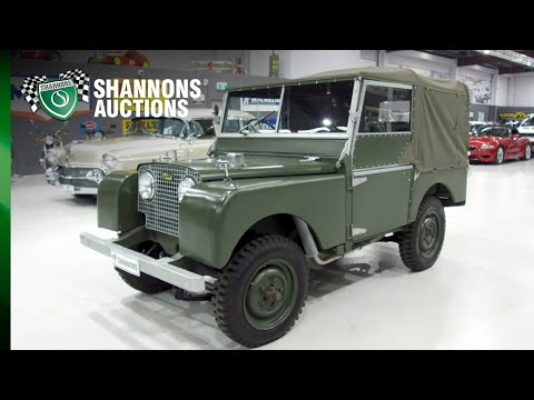 1950 Land Rover Series 1 80" Utility - 2022 Shannons Winter Timed Online Auction