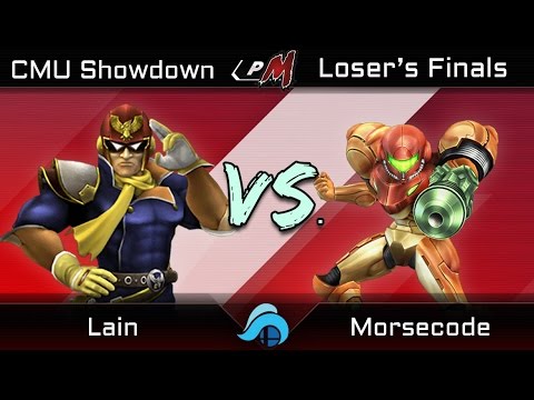 CMU Showdown Losers Finals - Lain (Falcon/Marth/Fox) vs. Morsecode (Samus)