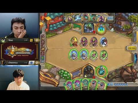 Staz vs che0nsu - Hearthstone Grandmasters Asia-Pacific - Week 5