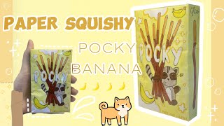 #4 [SQUISHY🌷] BÁNH POCKY CHUỐI🍌| Bonnie🐰