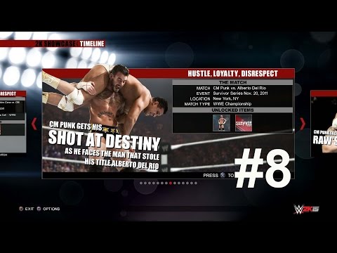 WWE 2K15 (PS4) 2K Showcase - Hustle, Loyalty, Disrespect #8 Walkthrough Gameplay