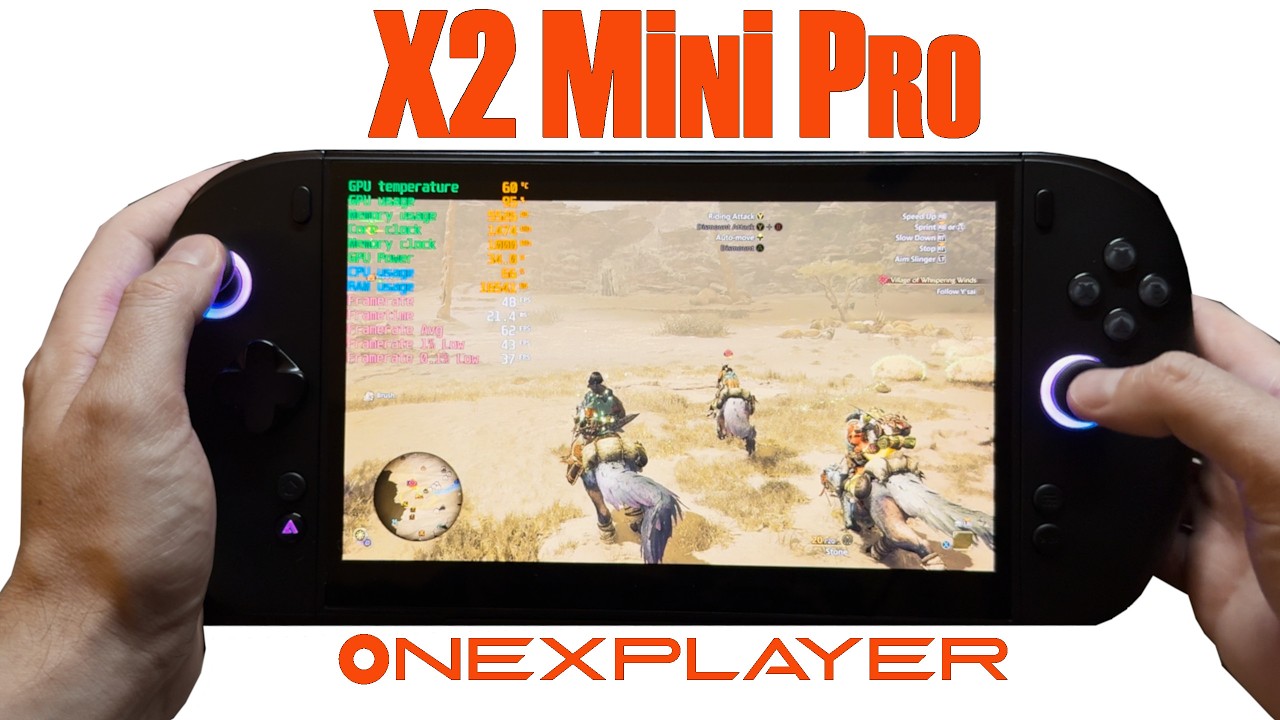 ONEXPLAYER X2 Mini Pro – AMD 388 / 8060s – vs. RE Requiem, Pragmata, Monster Hunter Wilds
