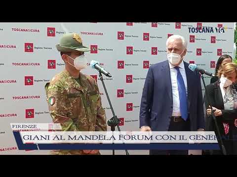 2021-05-18 FIRENZE - GIANI AL MANDELA FORUM CON IL GENERALE FIGLUOLO