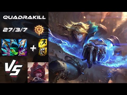 BOTTOM Ezreal vs Xayah [QUADRAKILL] - EU Challenger Patch 14.7