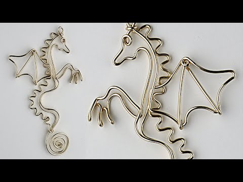 DIY Wire Dragon Pendant Tutorial