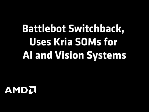 Battlebot Switchback, Uses Kria SOMs for AI and Vision Systems