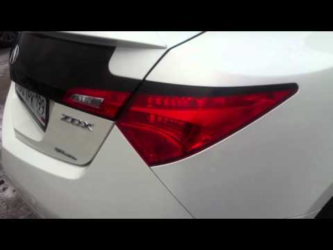 Acura ZDX rear LED yellow blinkers