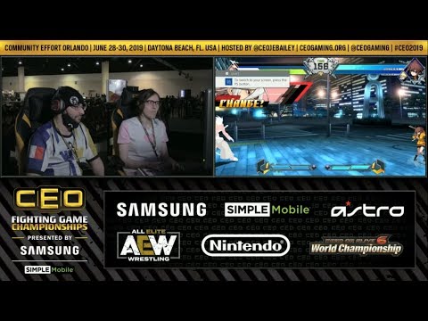 CEO 2019 BlazBlue CTB Top 8 - ANTI BACE vs W2W RINO