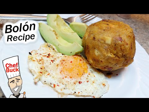 Best Bolón Recipe - Green Plantain Breakfast in Ecuador