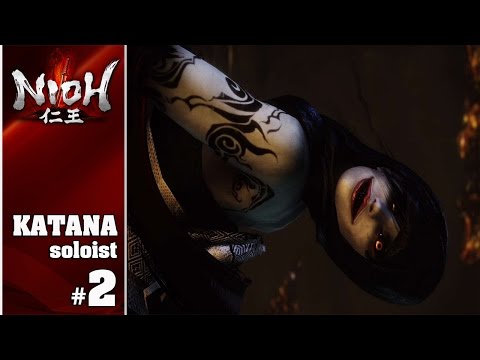 Nioh Katana Soloist Gameplay Walkthrough part 2  Boss Fight Hino-enma