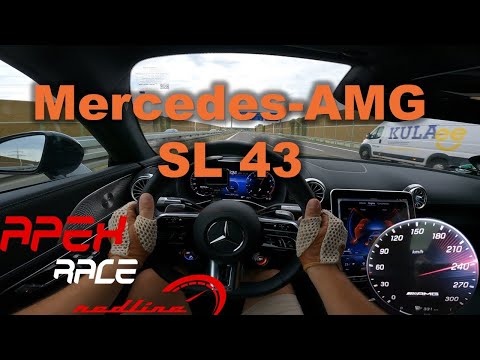 2023 Mercedes-AMG SL43 R232 POV | 0 - 100 | 100 - 200 | Autobahn