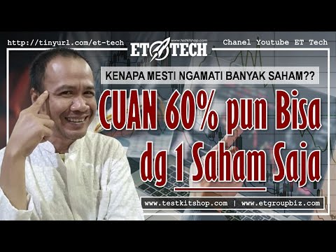 Potensi CUAN Investor / Trader Swing 60% dg 1 Saham - Tips Trik Investasi / Trading Online dari NOL Video