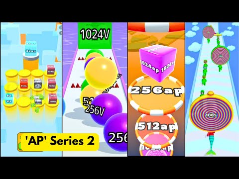 How to Upgrade 🔥 Jelly Run 2048 Cube vs Ball Run 2048 Infinity vs Level Up Runners | AP Series 2