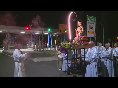 Madonna delle Vertighe, festa e processione
