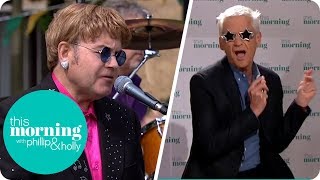 Elton John Impersonator Performs Live on This Morning | This Morning