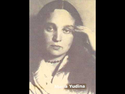 Maria Yudina plays Mozart Sonata No. 8 in A minor K 310 (1/3)