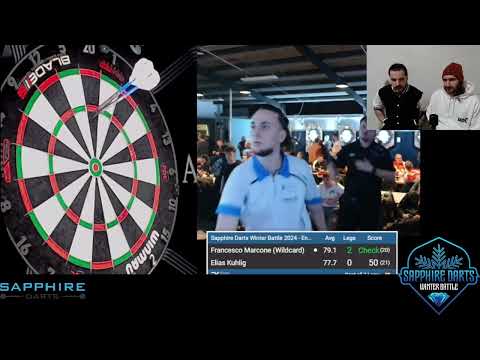 Sapphiredarts Winter Battle 2024 Francesco Marcone vs Elias Kuhlig