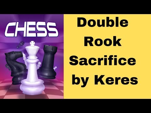 Double Rook Sacrifice by Paul Keres | Amazing Chess Game - Paul Keres vs Laszlo Szabo
