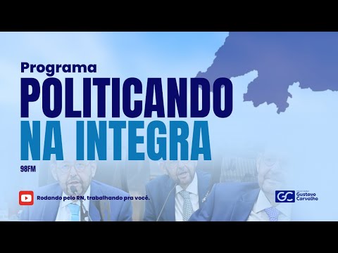 Estreia do Rodando pelo RN: Gustavo Carvalho participa do Politicando direto da Expolajes