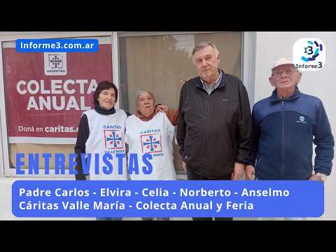 CÁRITAS VALLE MARIA - Feria y Colecta Anual - INFORME 3 - Valle María - Entre Ríos