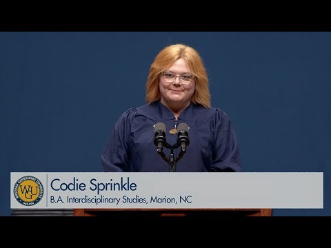WGU 2019 Salt Lake City Bachelor's Commencement - Graduate Speaker Codie Sprinkle
