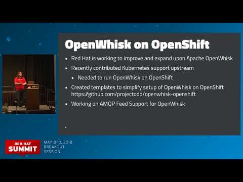 Functions-as-a-Service with OpenWhisk and Red Hat OpenShift
