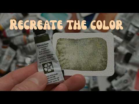 How to Mix Color - Undersea Green by Daniel Smith