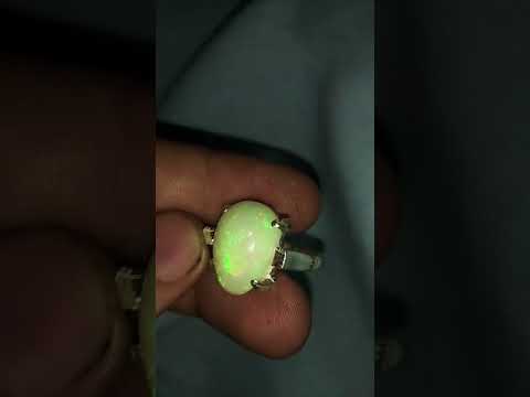 *Luxury Rare Opal Silver Ring...With Unique Decent design  *Opal_Weight=7.5crt* | Opal |