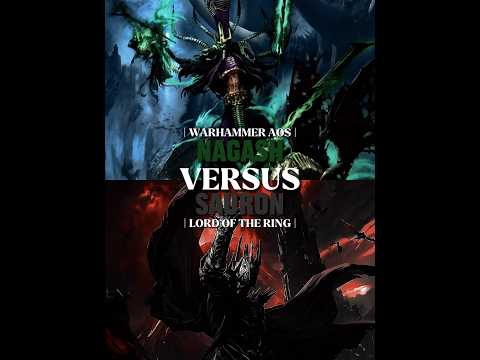 Sauron vs Nagash #edit #warhammer #vs #lordoftherings #vs #battle #1v1 #subscribe #short #music
