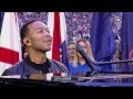 John Legend Sings America The Beautiful @ NFL ...