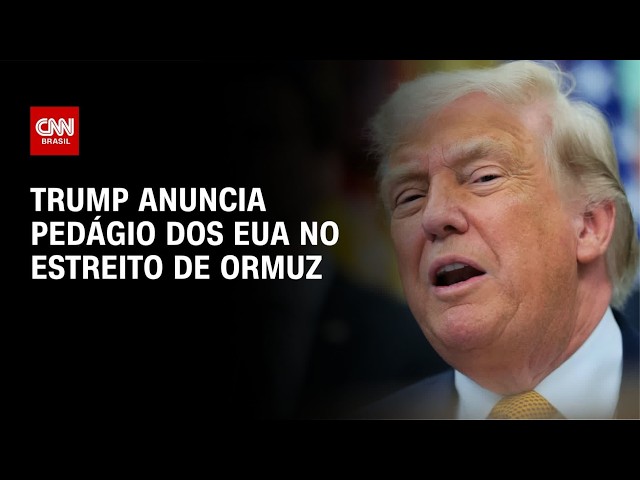 Trump anuncia pedágio de 20% em Ormuz e retoma bloqueio a portos do Irã | BASTIDORES CNN