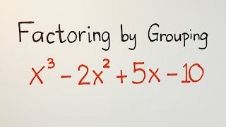 Factoring by Grouping - Factoring Polynomials