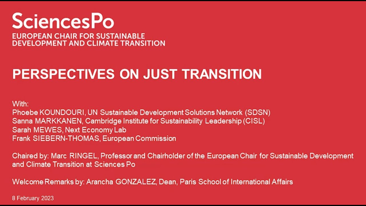 Perspectives on Just Transition