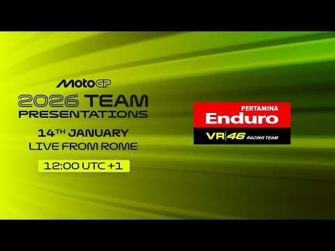 Pertamina Enduro VR46 Racing Team | 2026 MotoGP Teams Presentations Live Show