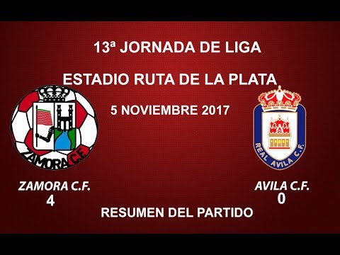 ZAMORA C.F. 4-0 REAL ÁVILA C.F.: RESUMEN DEL PARTIDO