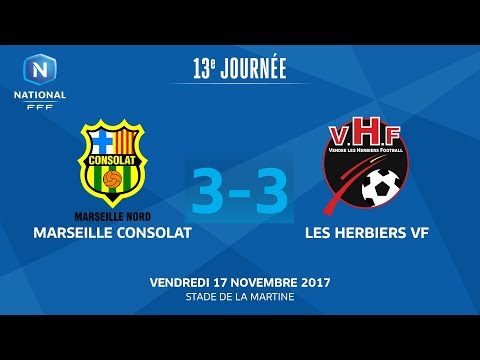 J13 : GS Marseille Consolat - V. les Herbiers F. (3-3), le replay
