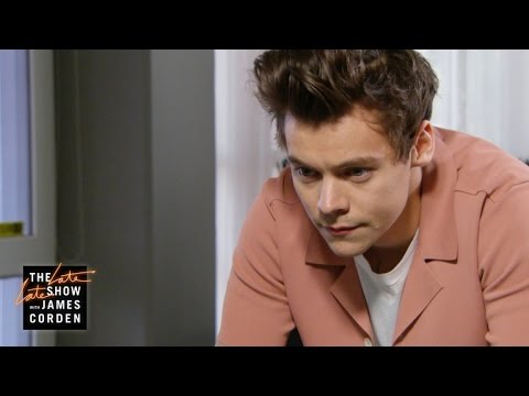 Harry Styles Had To Flirt His Way Into 'The Late Late Show With James Corden'