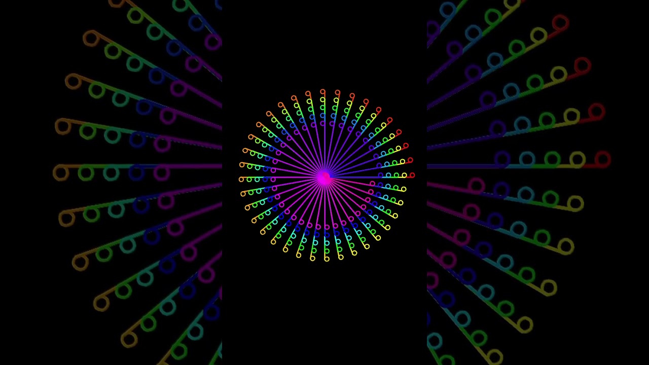 Circular Amazing Graphic Desing using Python turtle #python #coding #pythonshorts #viral #design