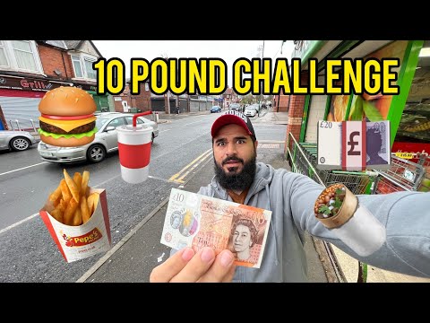 10 pound 💷 me ek din guzaarna hai 🇬🇧😳 24 hours challenge