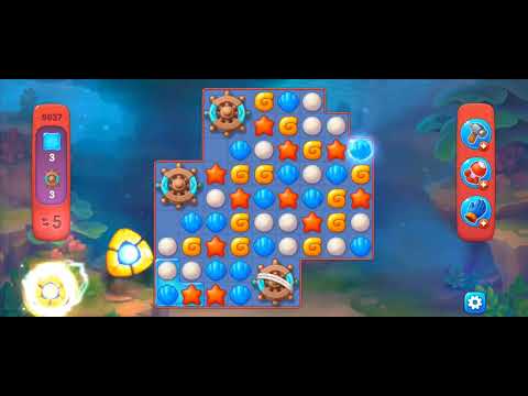 Fishdom Hard Level 9037 (with 2 lightning boosters) @choraelmin