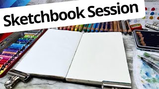 🎨 FILL A SKETCHBOOK SPREAD with ANIMAL EYES 👀