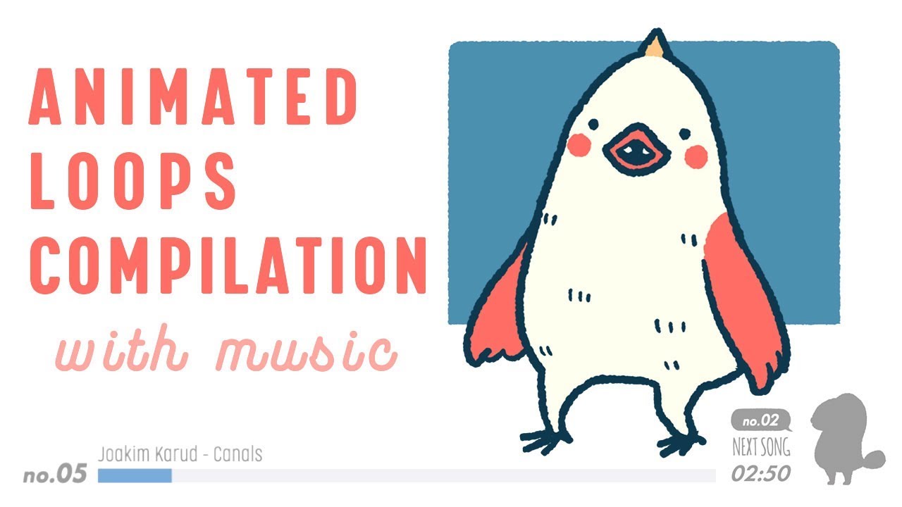 ダンスするループアニメ BGMつき