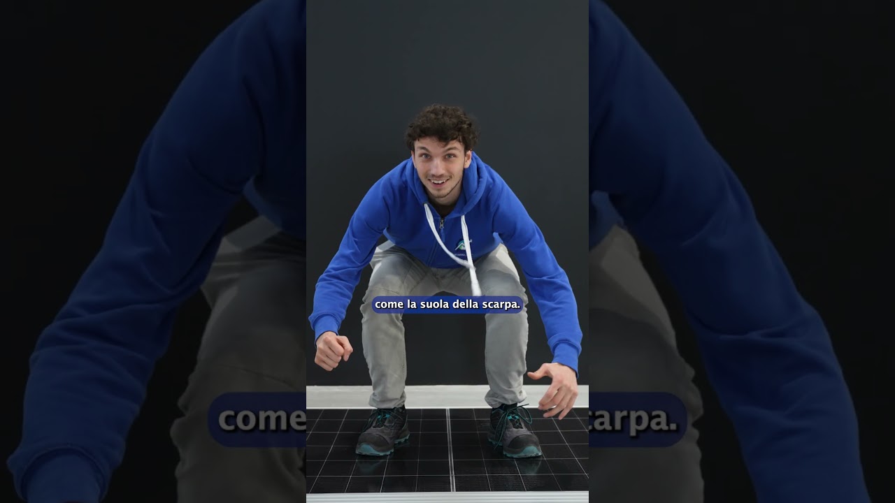 A photovoltaic panel can be walked on