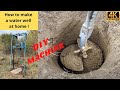 Homemade Water Well Drill Rig Machine How To Make A Water Well At Home DIY 4K