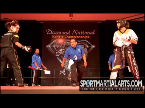 2012 Diamond Nationals - Nikki Pelland v Claire Cocozza - Women Sparring Run offs