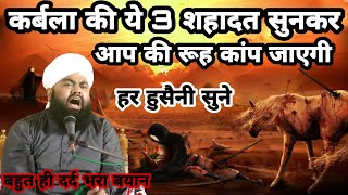 Karbala Ki Ye Tin Shahadat Sunkar Aap Ki Rooh Kaap