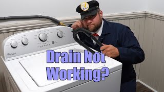 Whirlpool Washer Won't Drain — How to Drain the Washer, Diagnose and Fix
